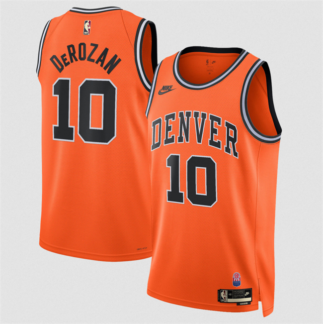 Men's Orange Denver Nuggets #10 DeMar DeRozan 2026/27Classic Edition Stitched Basketball Jersey